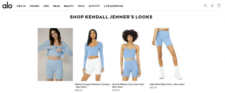 Alo Yoga Kendall Jenner