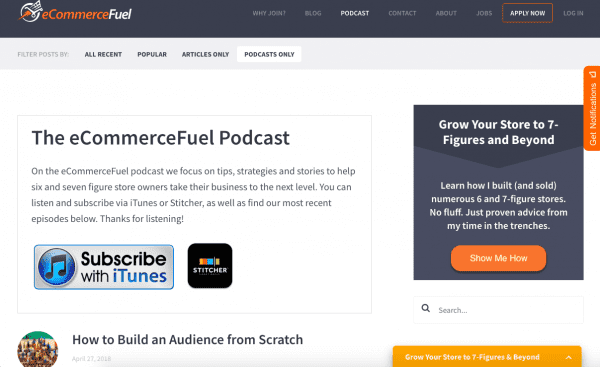 ecommerce podcast