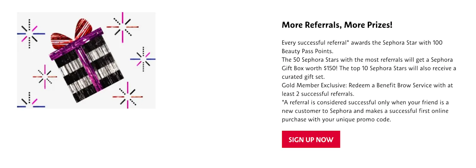 Sephora referral contest