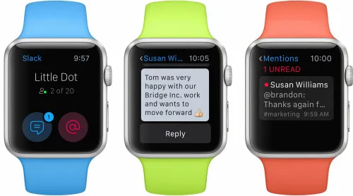 slack for apple watch