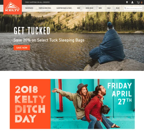 Kelty home page