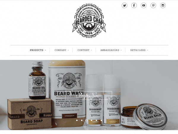 The Bearded chap home page