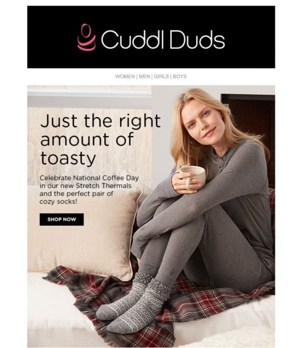 ecommerce slow months - create your own holiday national coffee day thermals -- referralcandy jilt guestpost