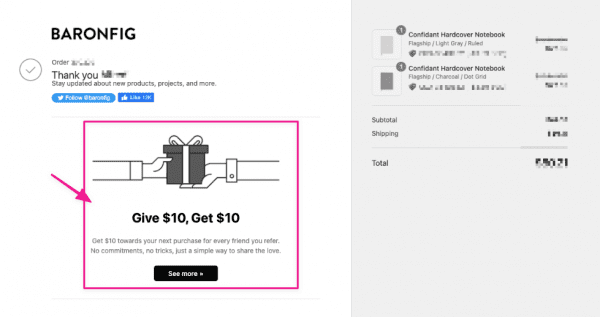 launch-referral-program-add-ctas-to-marketing-assets--baronfig-checkout-page-order-confirmation
